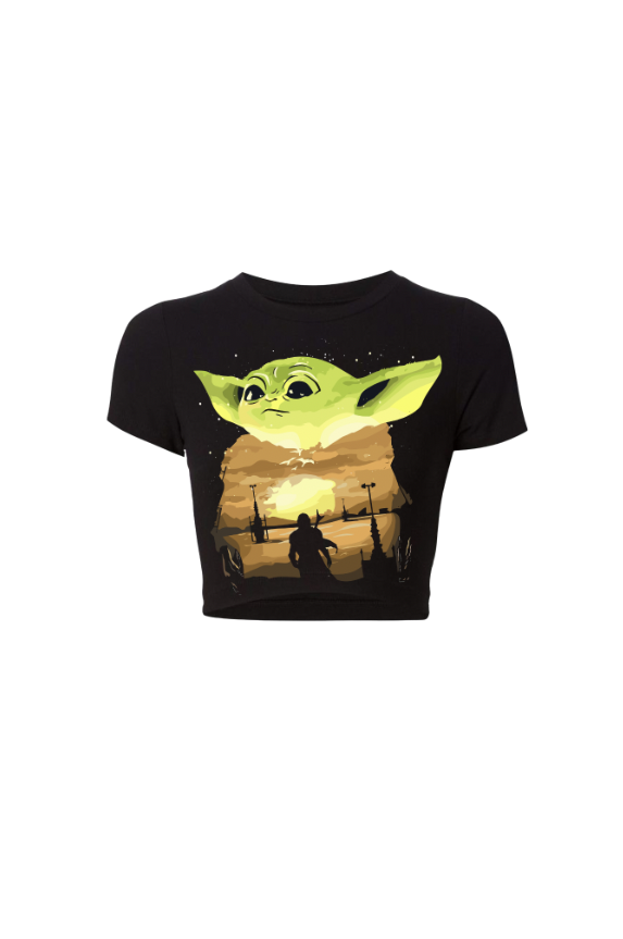 Grogu Crop Top